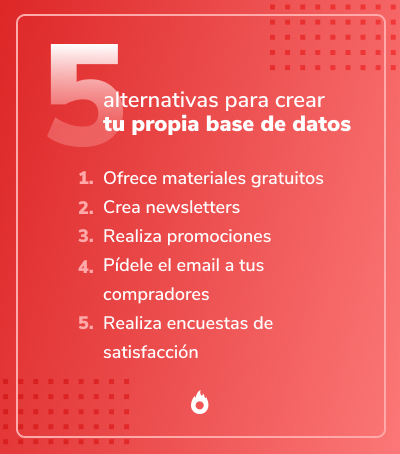 Imagen de 5 formas para construir tu propia base de datos para email.