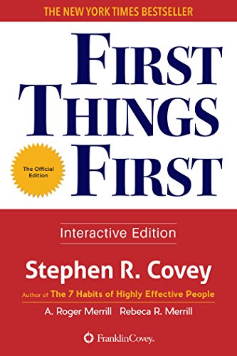Books on Leadership - Cover of First Things First - Stephen R. Covey