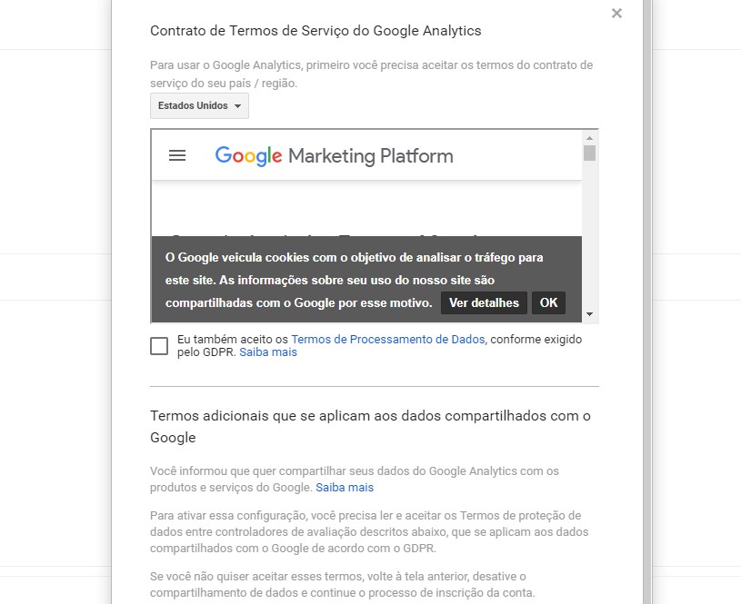 Google Analytics_configuração conta2