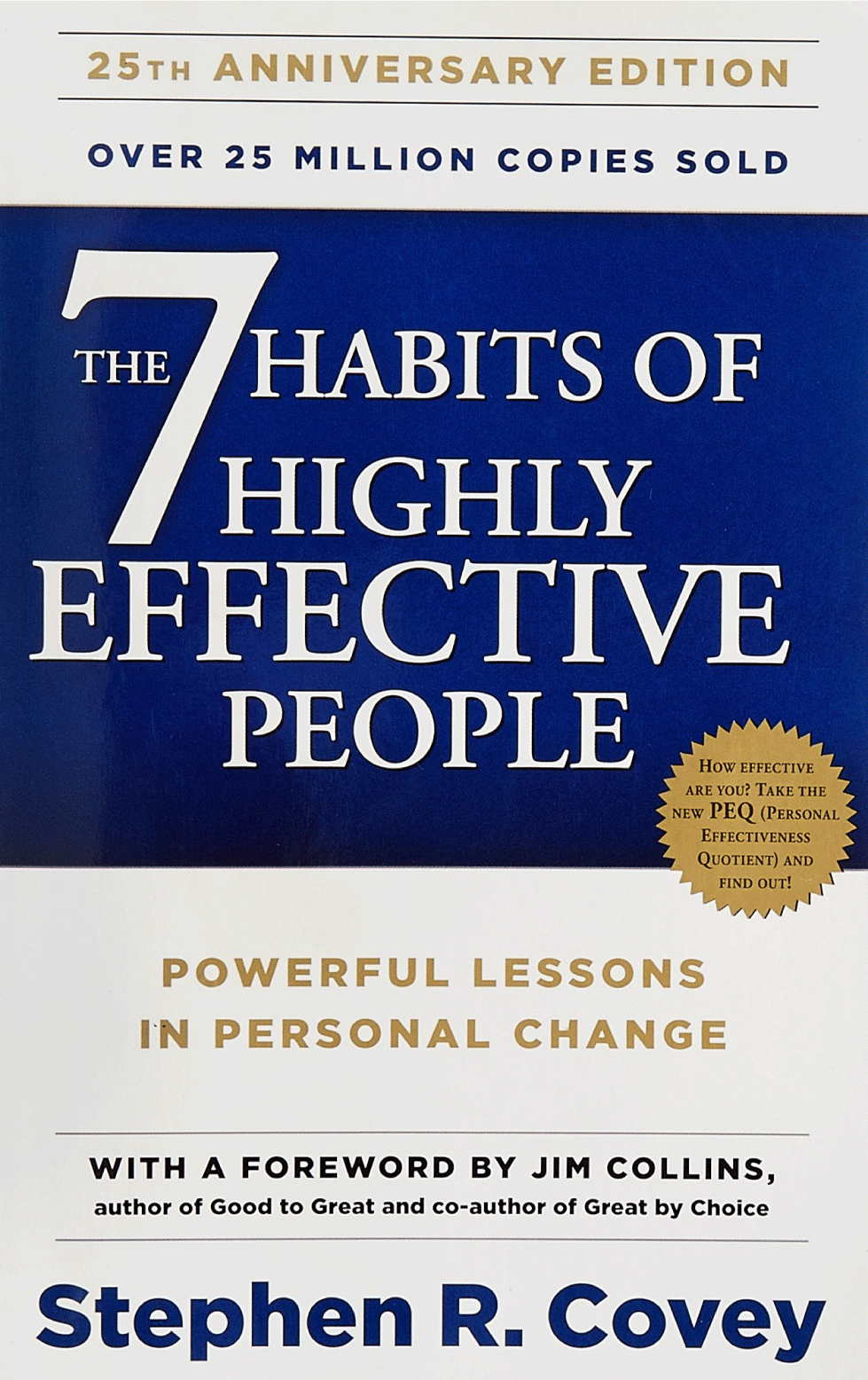 Books on Leadership - Cover of The 7 Habits of Highly Effective People - Stephen Covey