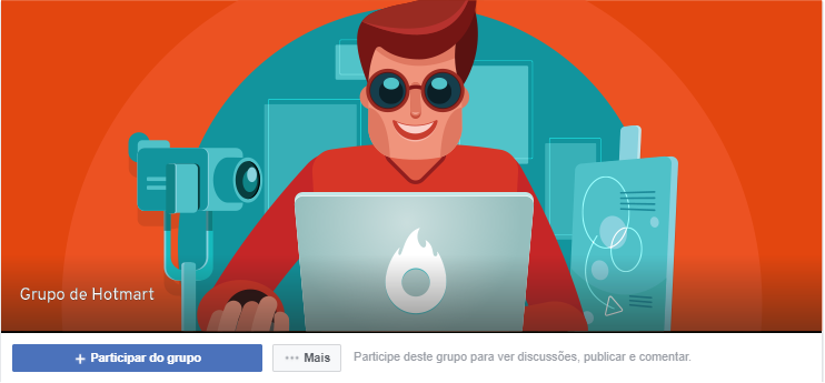 imagens de redes sociais - imagem de um grupo no facebook