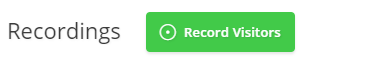 Hotjar - imagem do botão de "Record Visitors"