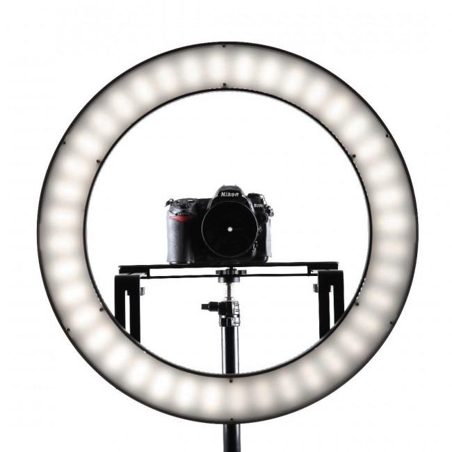 produção de vídeos - imagem de um ring light
