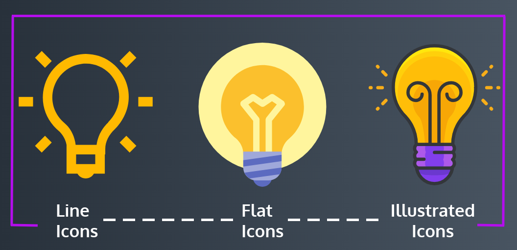 Diseño de infografía - ejemplo de iconos