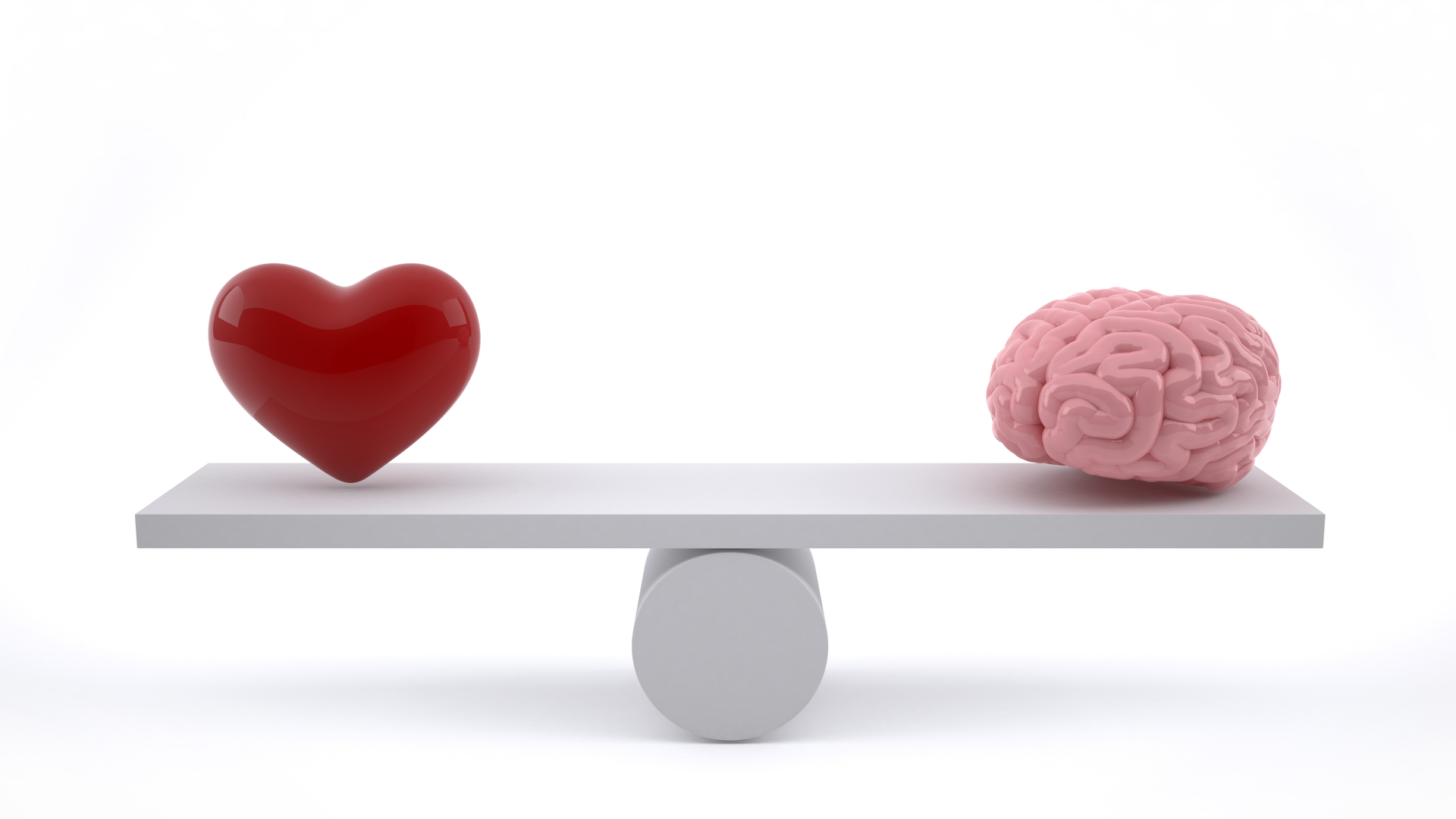 Imagen que muestra un corazón y un cerebro en referencia a las frases motivacionales sobre inteligencia emocional