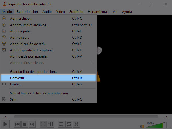 programas para convertir vídeos - imagen del programa VLC