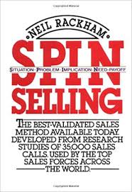 Livros de vendas: capa do livro SPIN Selling, de Neil Rackham