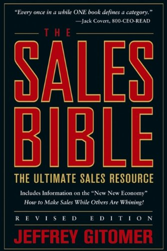 sales books - The Sales Bible, by Jeffrey Gitomer