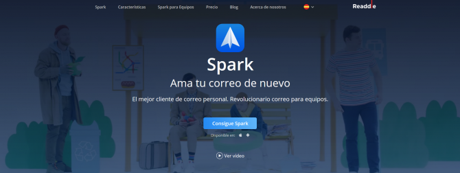 sitio web de Spark
