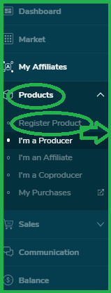 أصبح الزر الآن "Register Product"