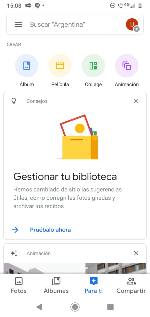 Google Fotos: gestionar la biblioteca