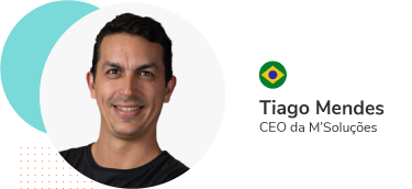 player de vídeo - imagem de Tiago Mendes, CEO da M'Soluções