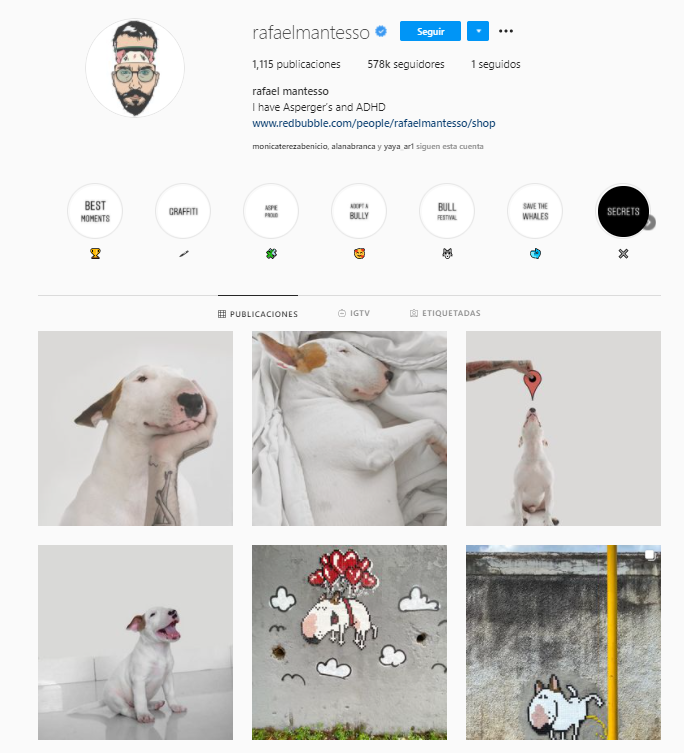 Imagen que hace referencia a fotos de Instagram en el segmento de fotografía de animales