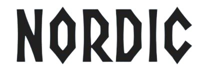Tipos de letras para logos clásicos: Nordic
