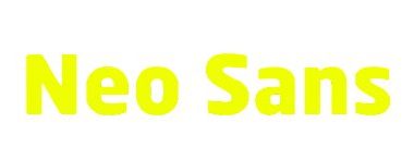 Tipos de letras para logos minimalistas: Neo Sans Font