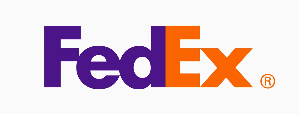 Imagen del logotipo de FedEx, una empresa referente en marketing B2B.