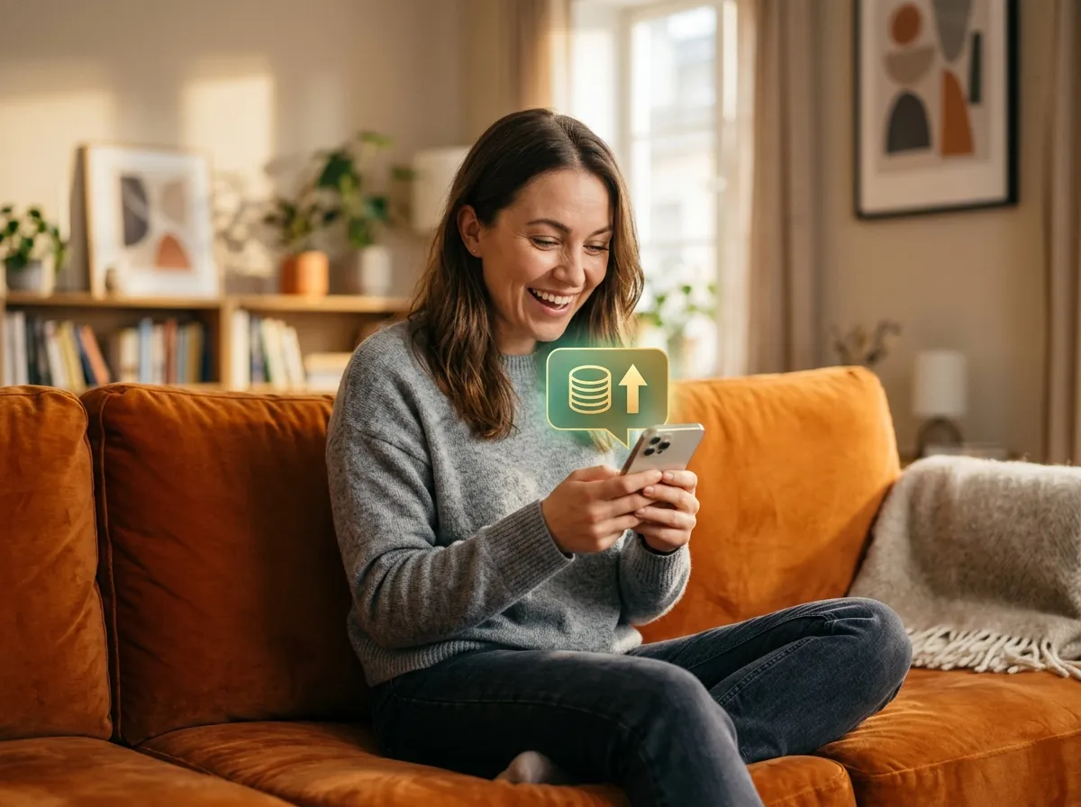 Afiliado recebendo notificação por ganhar dinheiro vendendo cursos online na Hotmart