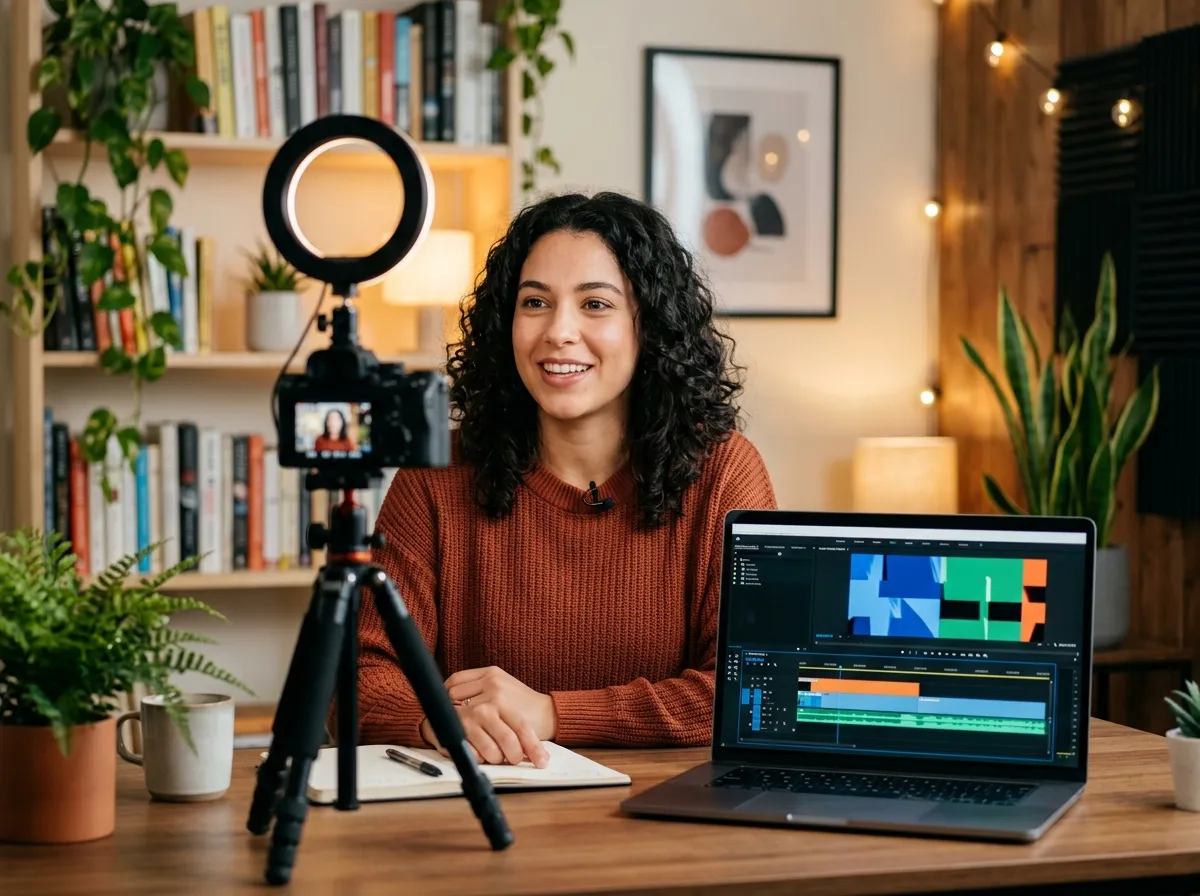 Digital marketing creator building their first online course