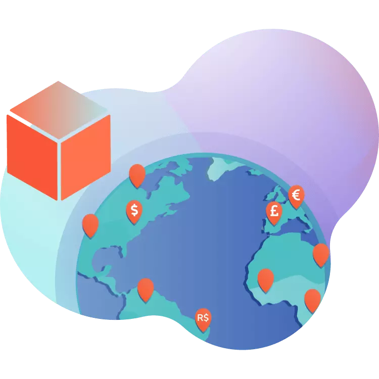 Ilustração que representa meios de pagamento