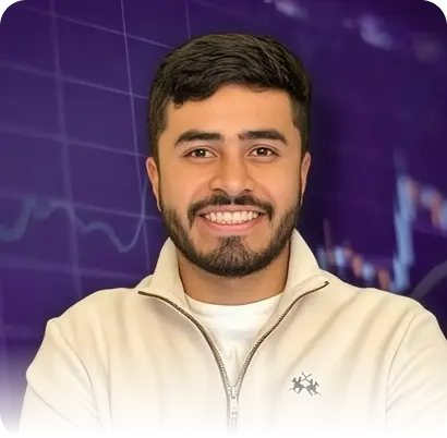 Nicolas Abril figura como experto en educación financiera, con más de un millón de seguidores registrados en su tarjeta.